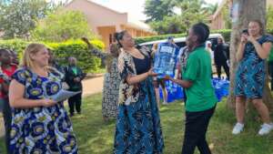 1. Canadian students and professors donating water