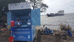 Nanofilter at Lake Victoria shore in Mwanza, TZ