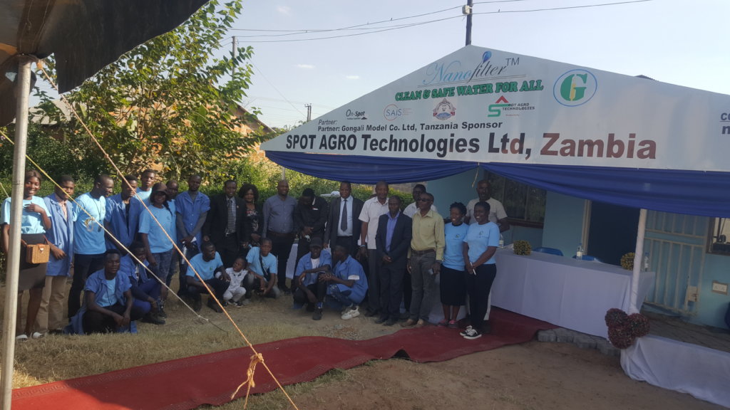 Nanofilter office and staff in Zambia