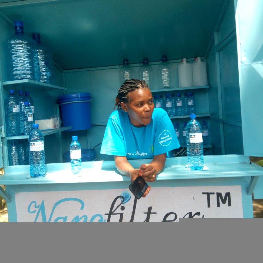 Recently opened Nanofilter Water Station - Arusha