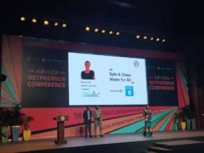 Nanofilter CEO, Ruth - Receives Award in Ghana