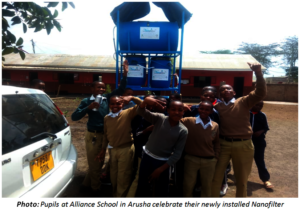 Alliance School students - Arusha -with Nanofilter