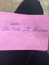 A question from a girl