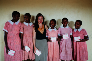 Co-Founder of Cora, Molly Hayward, in Kenya!