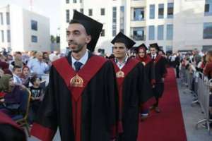 Musab graduates from Palestine Ahliya College