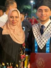 Omar graduated with a degree in medicine!