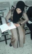Nadia studying at Al-Azhar University