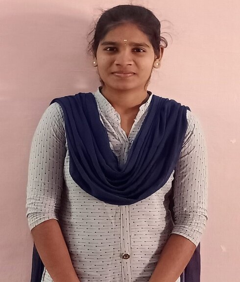 Thirisha studying in college to be a nurse