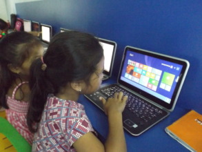 Computer literacy recipients from a public school