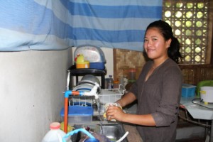 I find time to do my chores and help Lola at home.