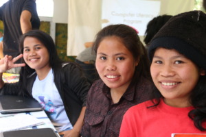 Smile and joy while in learning session