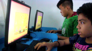 Computer literacy recipients from a public school