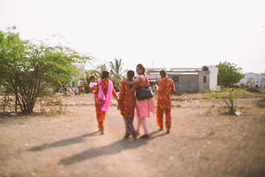 Follow up visit of a rescued girl