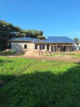 Girls' House under construction.