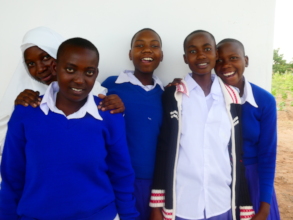 Girls at Milembe School can't wait to move in!
