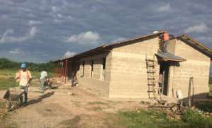 The dormitory nearly complete!