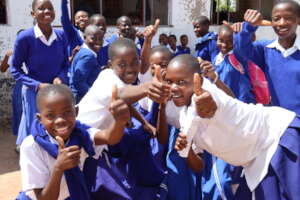 Girls at Milembe School