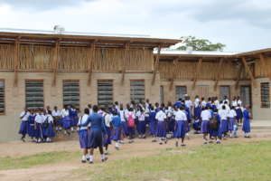 Girls at Milembe Secondary School