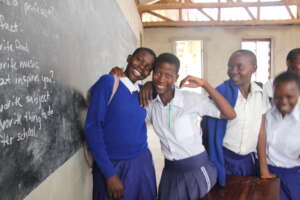Milembe girls after school.