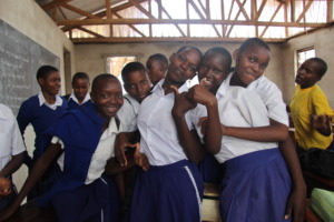 Girls at Milembe School