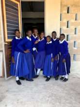 Girls touring the new dormitory!