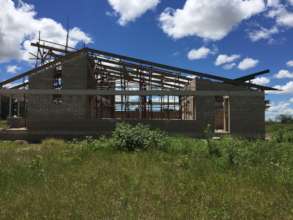 Construction of the Dining Hall and Kitchen.
