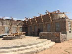 Damaged Laboratory Buildings