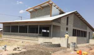 Dining Hall and Kitchen nearing completion.