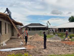 New dormitory showing the first dorm on the right.