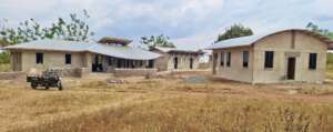 View of the compound (dorm not visible).
