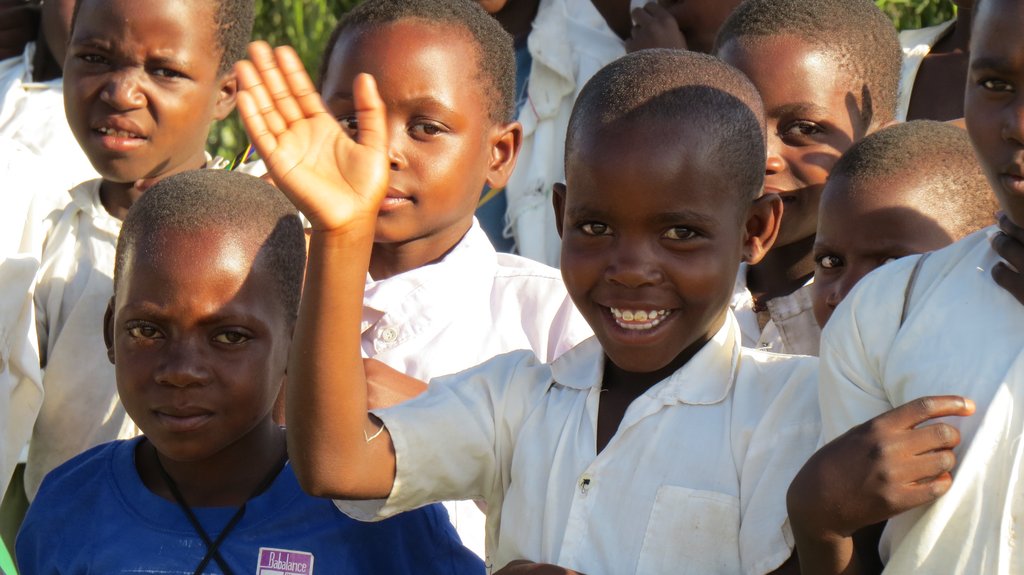 Children at ASH's Ntulya Primary School