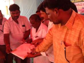 Opening the sealed envelope of question papers
