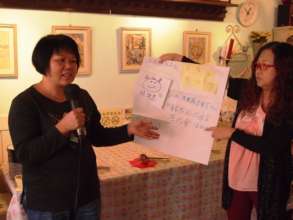 sharing their reflections with other groups