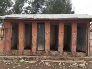 Current toilet stalls at Abado Primary