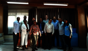The Splash Ethiopia team with MWA representatives