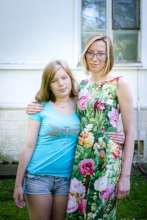 Dasha with fund's officer