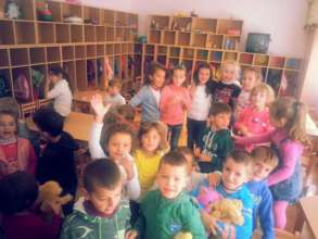 Children in the kindergarten