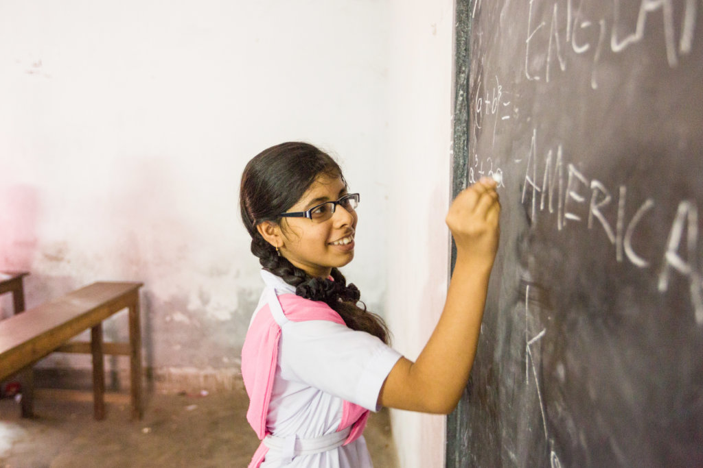 Student attending school | Photo by Gavin Gough