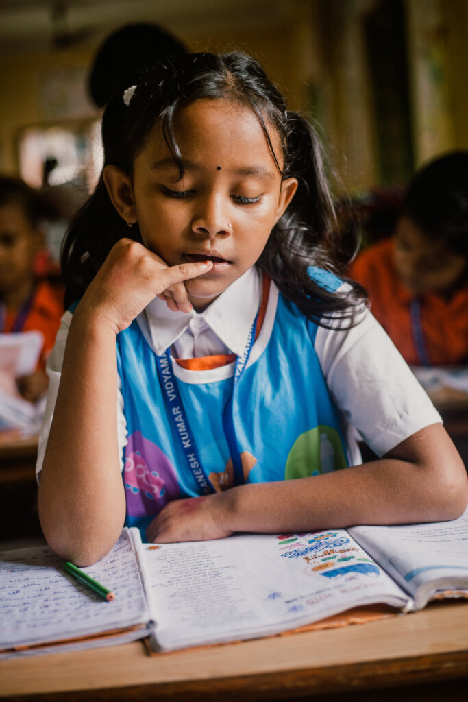 Hygiene Club member in school