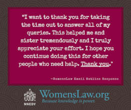 Quote from Email Hotline user