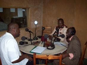 Sorbor George in action on "I Beg to Differ"