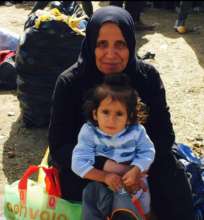 Syrian woman and child.