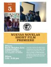 Invitation to Nuevas Novelas Shorts Premiere