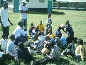 Discussing with soccer