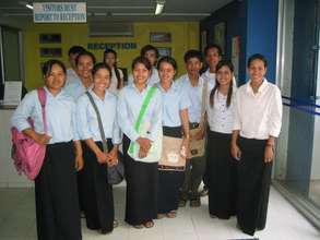 College Students Sponsored by Sharing Foundation