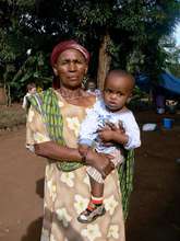 Patient at medical outreach.