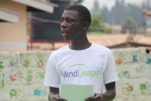 Ally Presenting Poem "Street Kid Rise Up"