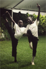 Jean de Dieu, Passy's brother, on the left