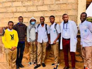 School visit to sponsored students @ G.S Akumunigo