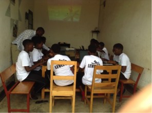 Our girls in IT class